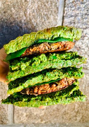 Una foto de Pan de hamburguesas HULK FIT