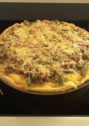 A picture of Green Bean Pie.