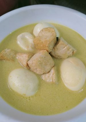 Foto resep Opor tahu telur 15 menit jadi opor jawa opor masak cepat