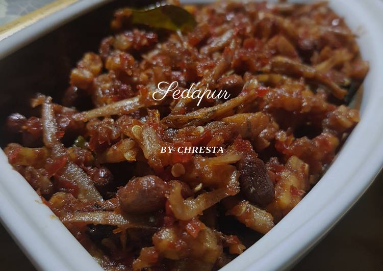 Balado Teri Kacang Tempe Pedas Manis Harapan