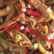 Ayam Suwir saos teriyaki