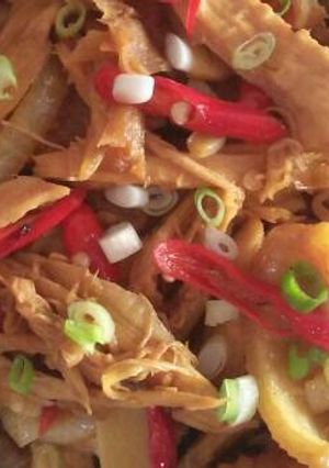 Foto resep Ayam Suwir saos teriyaki