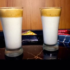 A picture of Dalgona strong coffee.