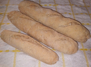 Una foto de Baguettes Caseras Sin Gluten, Veganas, Fáciles y Súper Ricas