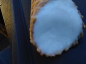 Une photo de pâte à cornet sucré