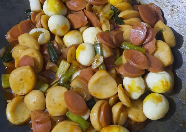 Telur Puyuh Sobak Saus Tiram