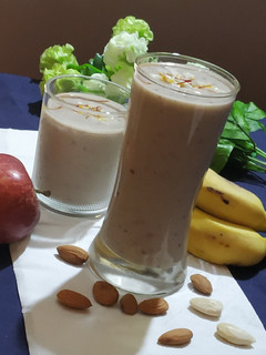 A picture of Badam and Fruits Milk Shake.