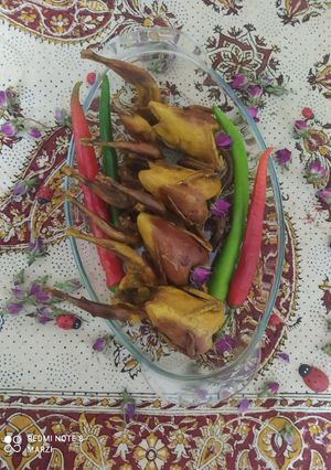 عکسی از دستور بلدرچین
