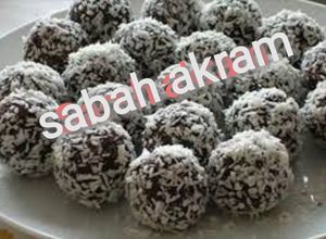 صورة لوصفة كرات الجوز الهند