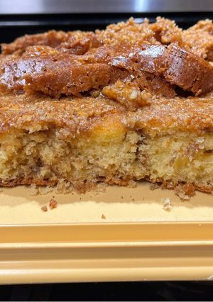A picture of Upside Down Pecan Pie Cake.