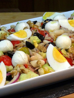 Una foto de Ensalada fácil de legumbres (Hoy de Alubias) fácil