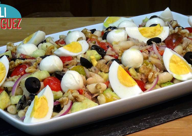 Ensalada fácil de legumbres (Hoy de Alubias) fácil