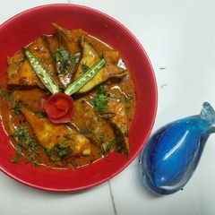 Simple fish curry A picture of Simple fish curry.
