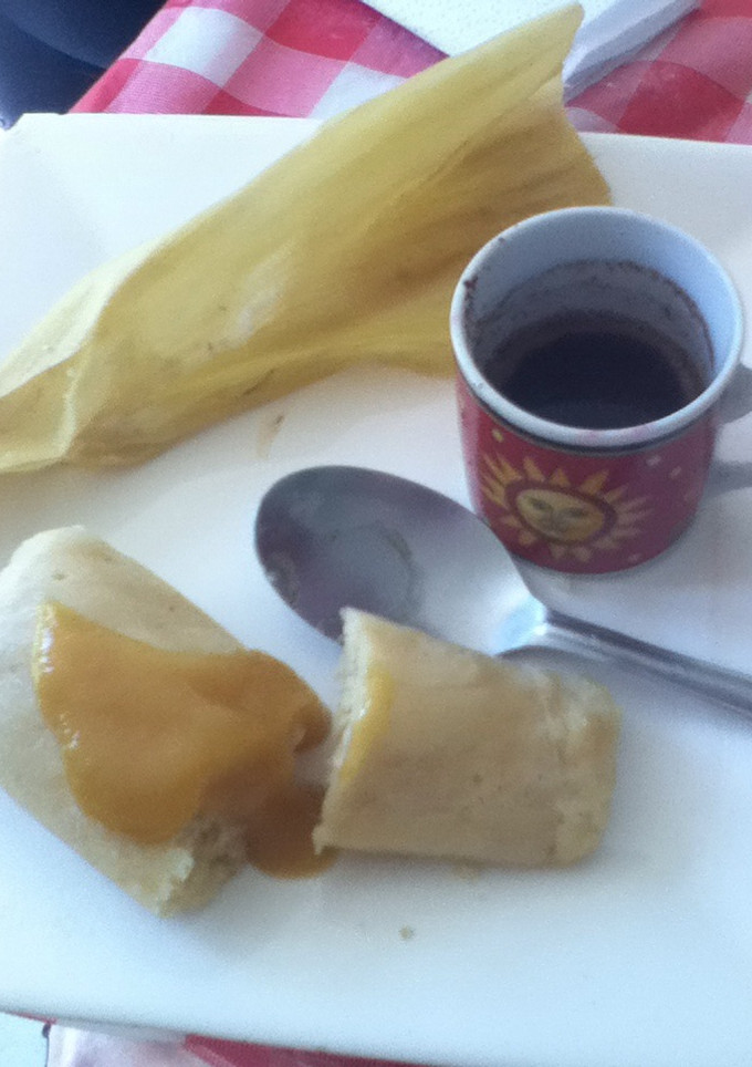 Una foto de Tamales de arroz con mermelada de tejocote para el desayuno de San Valentín