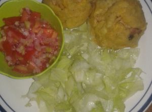 Una foto de Mofongo de longaniza