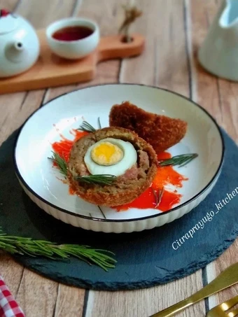 Langkah Gampang Menyiapkan Resep  Curry Scotch Egg yang Lezat Sekali, Sempurna