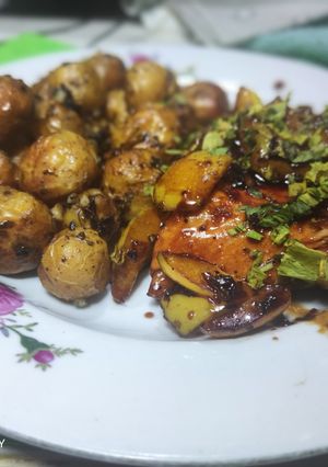 Una foto de Filet de salmón con miel y limón LuisFy