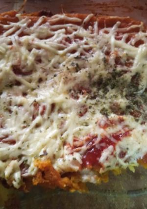 Una foto de Pizza de zapallo