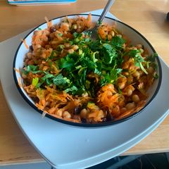 A picture of Moroccan Carrot and Chickpea Salad.