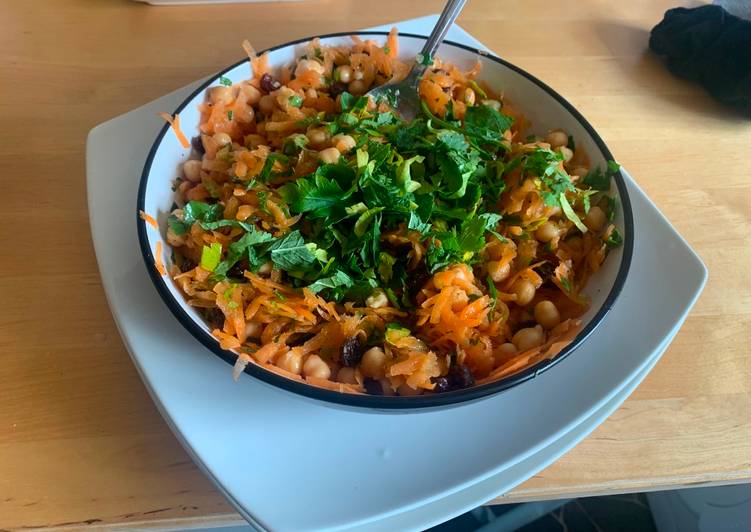 Easiest Way to Prepare Perfect Moroccan Carrot and Chickpea Salad