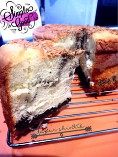 Foto resep Bolu Marmer Keju Simple