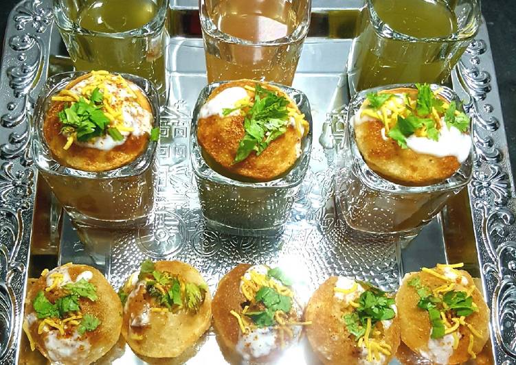 Steps to Prepare Quick Pani Puri with 2 types of Water 😋