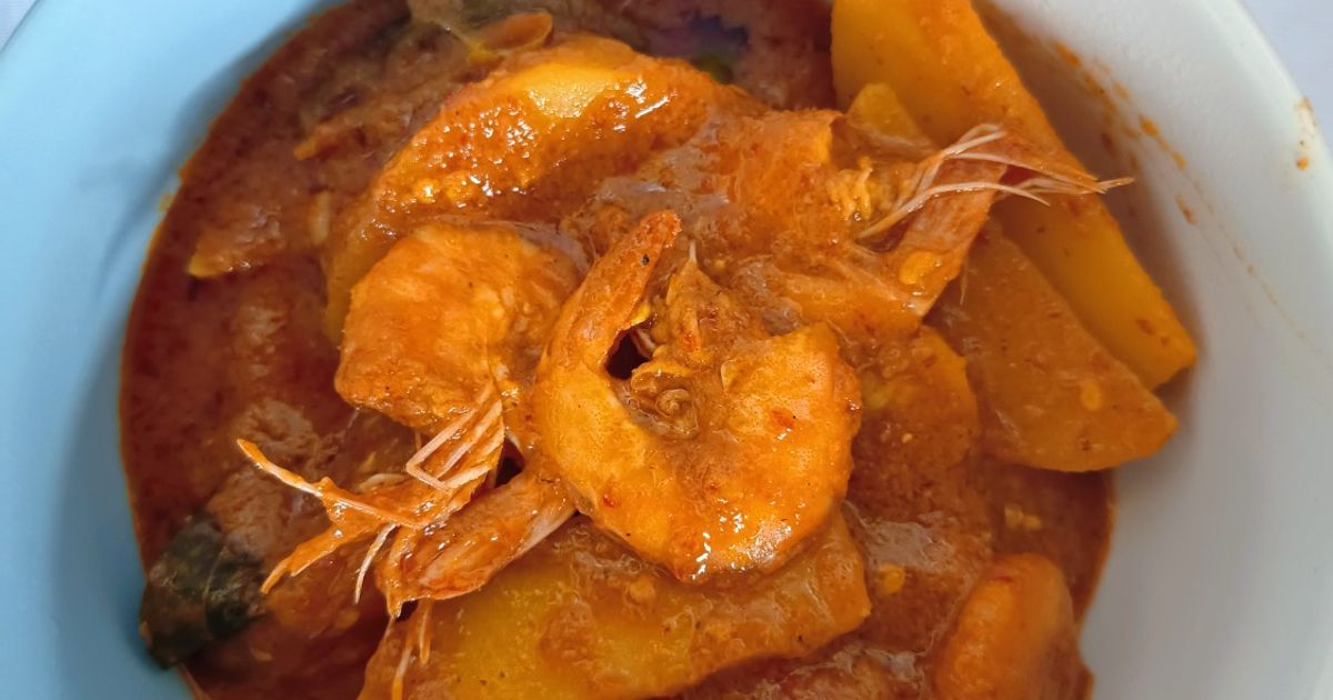 Udang tumis Aceh
