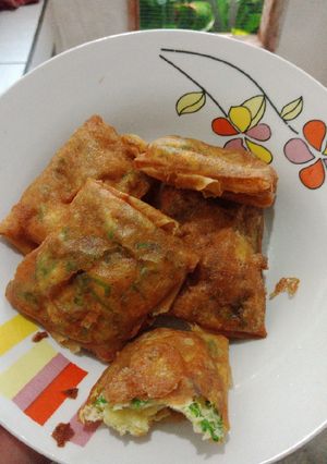 Foto resep Martabak telor sederhana.