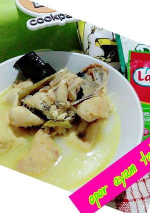 Foto resep Opor ayam tahu