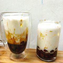 A picture of Brown Sugar Boba Milk.