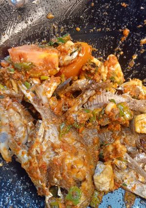 Foto resep Sambal ikan Bawal tahu Pete☺️