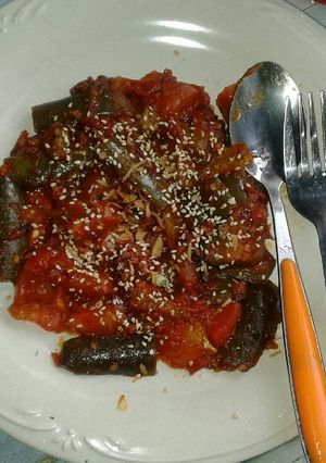 Foto resep Terong balado tomat