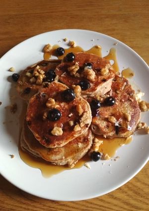 Φωτογραφία της συνταγής Γρήγορα Pancakes με βρώμη