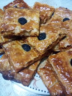 صورة لوصفة كوكا الخضار بالعجينة المورقة اكسبراس 😋👍