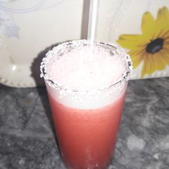 A picture of S&P (Strawberry & Pineapple slush)#ramadankitayari.