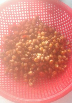 Hình của món Bắp rang mắm ruốc.