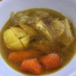 Sopa de pollo muy curativa