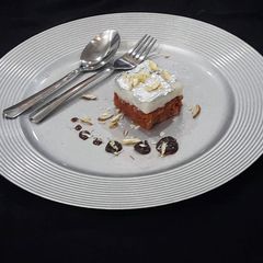 A fusion Indaian Dessert...carrot halwa&phirni A picture of A fusion Indaian Dessert...carrot halwa&phirni.