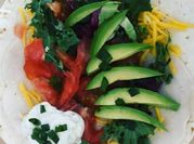 A picture of kale cheese