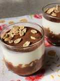 🍥Porridge frío de maní y cacao amargo - Gachas de avena pre-cocidas 🍥