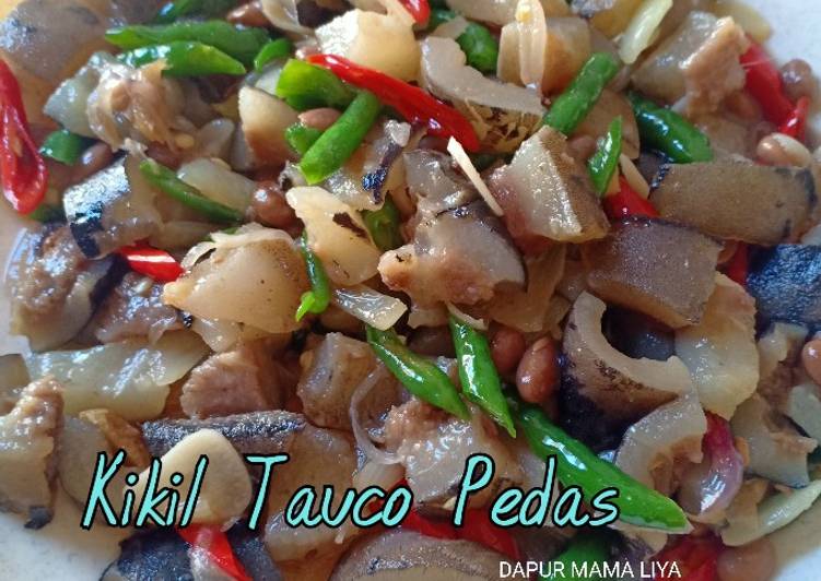 Tumis Kikil Tauco pedas