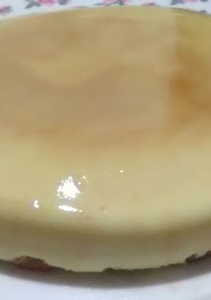 A picture of Lemon Tart with Evaporated Milk and Cake Base (No-Bake).