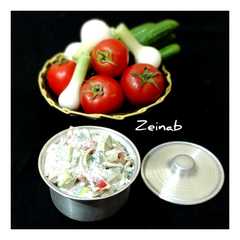 سالاد خیار و گوجه با سبزی-レシピのメイン写真