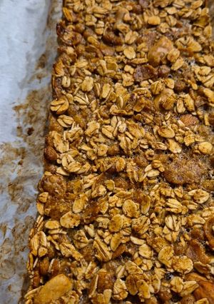 Una foto de Barritas de cereal y frutos secos caseras