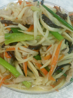 筊白筍炒肉絲 的食譜成品照片