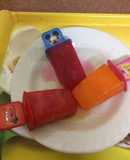 Colourful ice candy