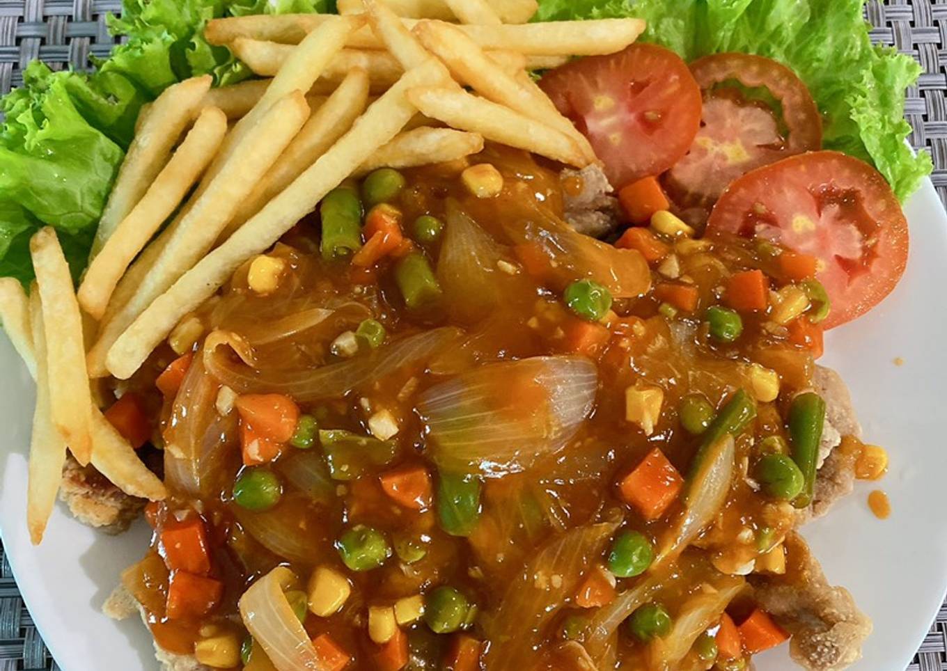 Bistik Babi Ala Chinese Restoran