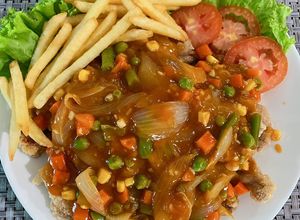Foto resep Bistik Babi Ala Chinese Restoran