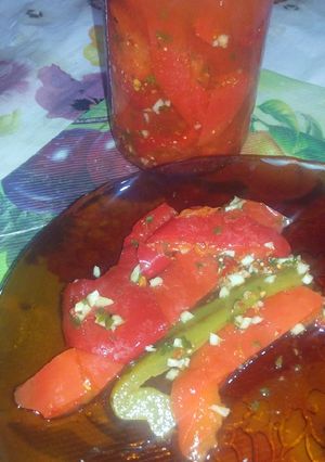 Una foto de Morrones Al vinagre