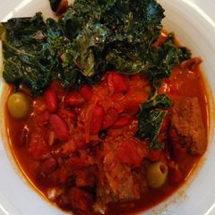 A picture of Beef w/olives.